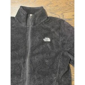 The North‎ Face Teddy Sherpa Thick Fluffy Full Zip Black Fleece Womens XL (read)